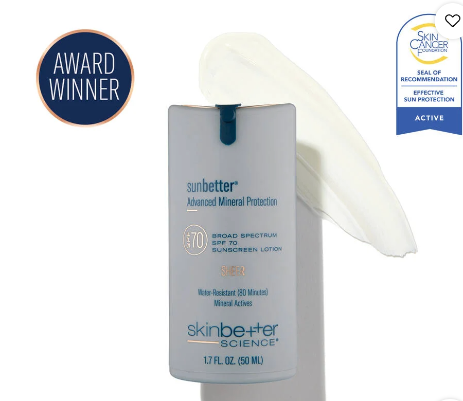 sunbetter SHEER SPF 70 Sunscreen Lotion